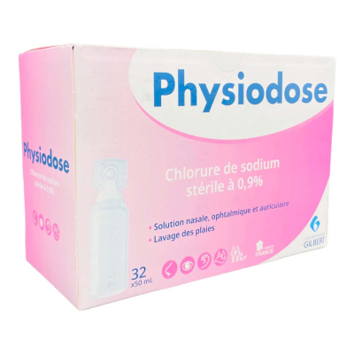 Boîte de 32 Sérum physiologique 50 ml 