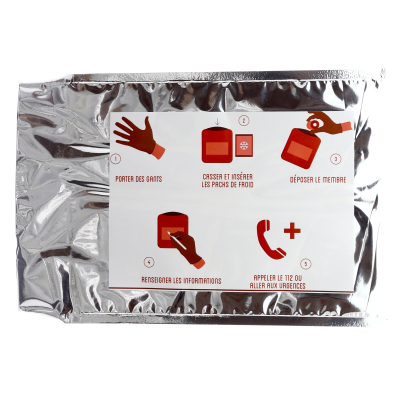 Pochette isotherme pour membre sectionné