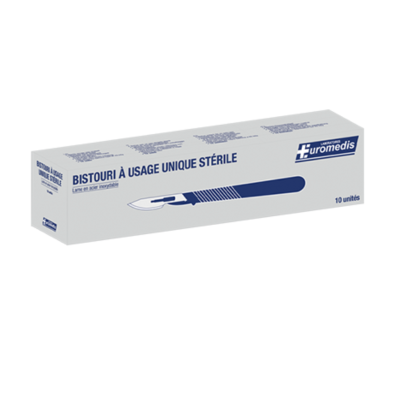 Boite de 10 Bistouris stériles n°12 