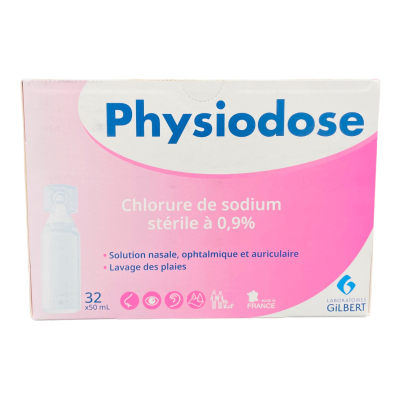 Boîte de 32 Sérum physiologique 50 ml 