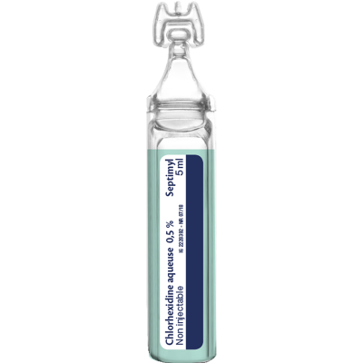 Chlorhexidine 0.5% en boite de 10 unidoses de 5ml
