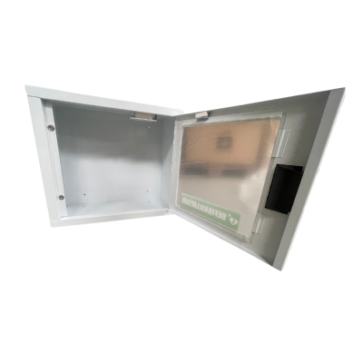 Armoire à défibrillateur avec alarme