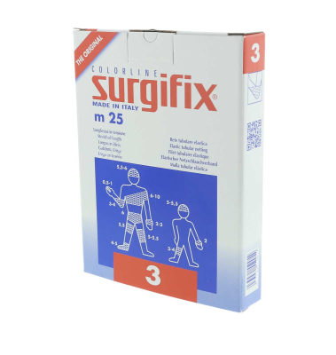 Filet tubulaire élastique Surgifix taille 3 - 25 m x 20 mm