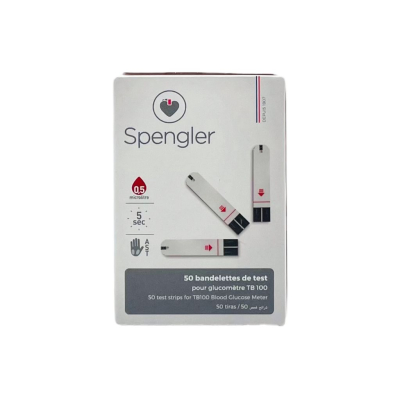 Bandelettes pour glucomètre TB100 par 50 Spengler 