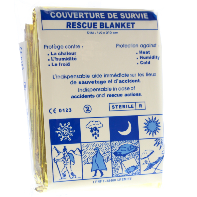 Couverture de survie stérile