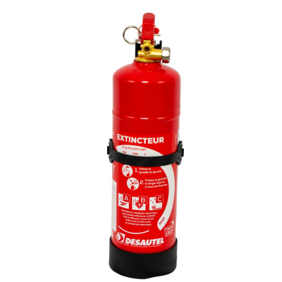 Extincteur poudre ABC 2kg - PA - Desautel
