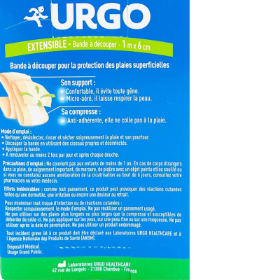 Pansement à découper 1 m x 6 cm Urgo