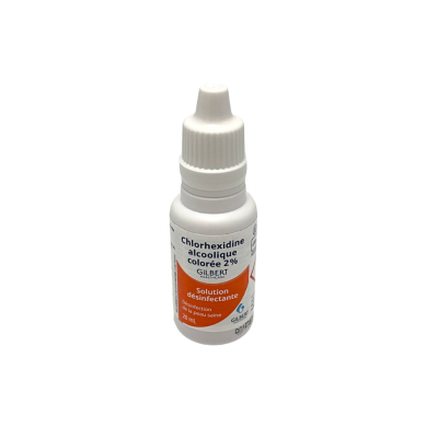 Chlorhexidine alcoolique colorée 2% en flacon