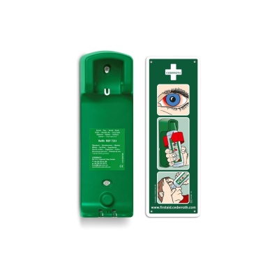 Support mural Cederroth pour flacon lave oeil neutralisant 500 ml