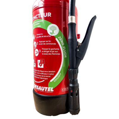Extincteur eau + additif sans fluor PA Desautel 6L