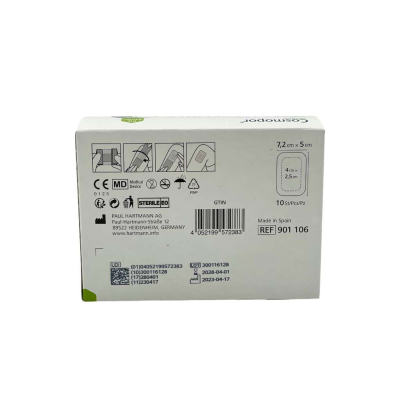 Boîte de 10 Pansements blancs avec interface siliconée Cosmopor® 