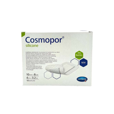 Boîte de 10 Pansements blancs avec interface siliconée Cosmopor® 