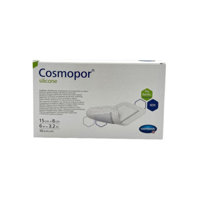 Boîte de 10 Pansements blancs avec interface siliconée Cosmopor® 