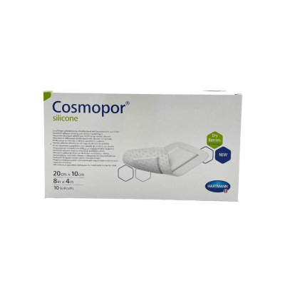 Boîte de 10 Pansements blancs avec interface siliconée Cosmopor® 