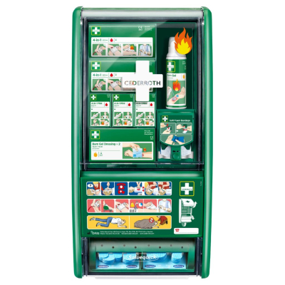 Station de premiers secours et brûlures Cederroth