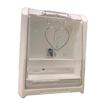 Armoire recyclable E.30 pour défibrillateur avec alarme, chauffage et led