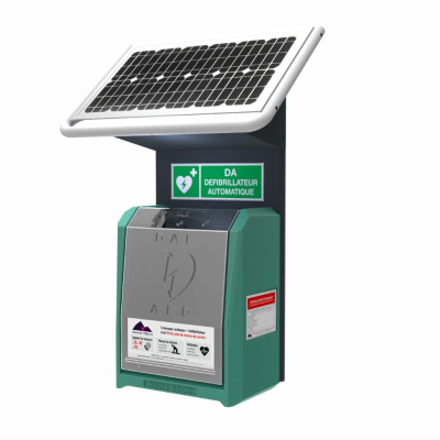 Armoire solaire ES.40 pour défibrillateur avec alarme