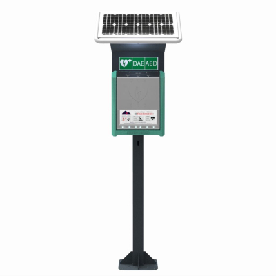 Armoire solaire ES.40 pour défibrillateur avec alarme