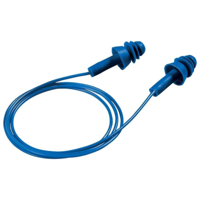 Bouchons d'oreilles réutilisables avec cordon Uvex par paire