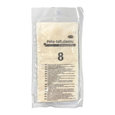 Gants latex Peha-taft® classic stériles sans poudre boite de 50 paires