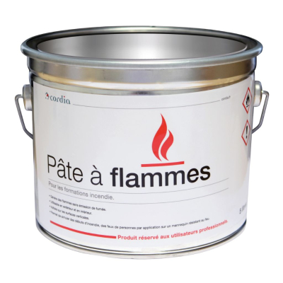 Pâte à flammes en pot