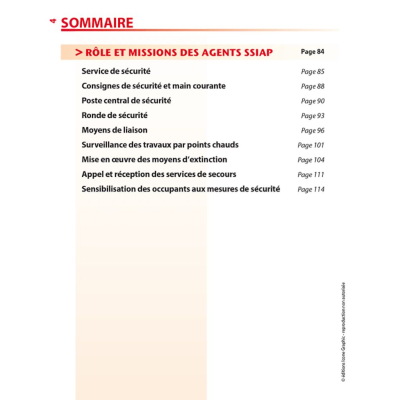 Mémo SSIAP 1