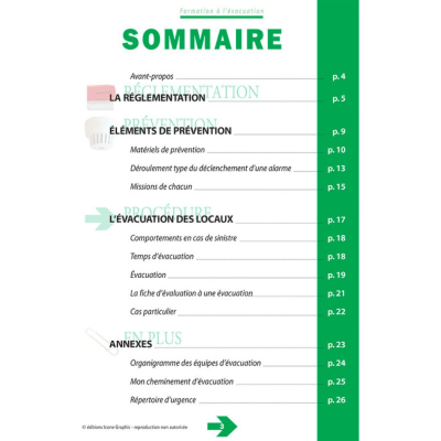 Livre Evacuation