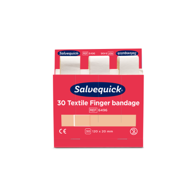Lot de 6 recharges de 30 pansements extra long SALVEQUICK CEDERROTH 