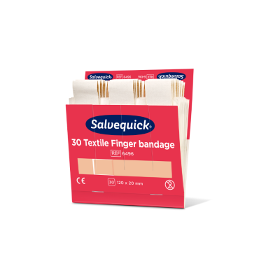 Lot de 6 recharges de 30 pansements extra long SALVEQUICK CEDERROTH 