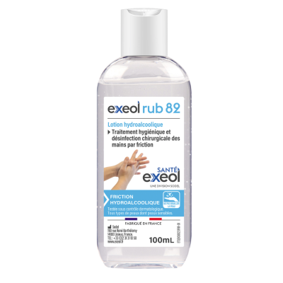 Lotion hydroalcoolique Exeol rub 82