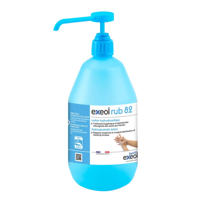 Lotion hydroalcoolique Exeol rub 82