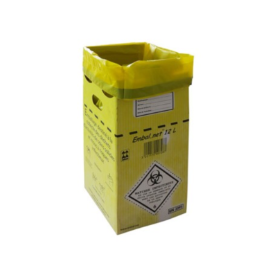 Lot de 10 Conteneurs carton DASRI 