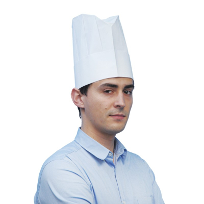 Boite de 10 Toques ovales en papier 