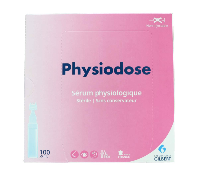 Boîte de 100 Sérum physiologique 5 ml