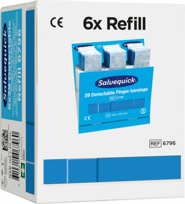 Lot de 6 recharges de pansements extra longs SALVEQUICK Cederroth