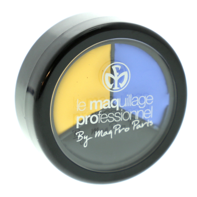 Fard crème jaune/bleu/noir