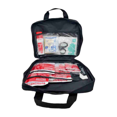 Sac de secours avec produits à base d'hydrogel Burnshield