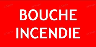 Panneau bouche incendie