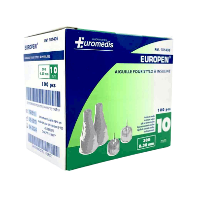 Aiguille pour stylo à insuline EUROPEN® par 100