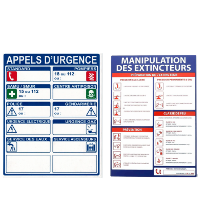 Pack extincteur cuisine