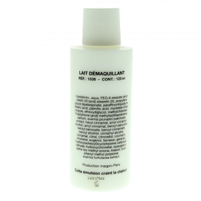 Lait démaquillant