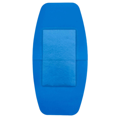 Sachet de 20 Pansements panachés bleus détectables 