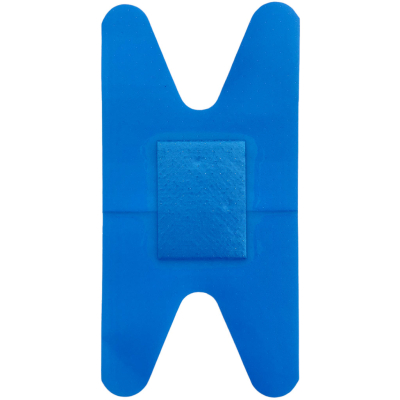 Sachet de 50 Pansements panachés bleus détectables 