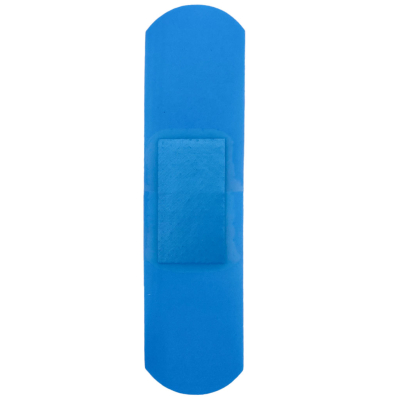 Sachet de 100 Pansements panachés bleus détectables
