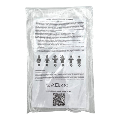 Sachet de 2 Masques lavables 