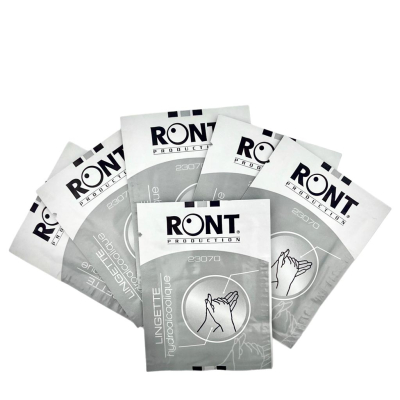 Lingette hydroalcoolique en sachet individuel