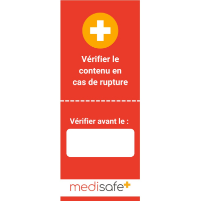 Lot de 4 scellés pour kit de premiers secours