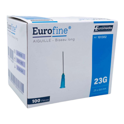 Aiguille hypodermique EUROFINE® par 100
