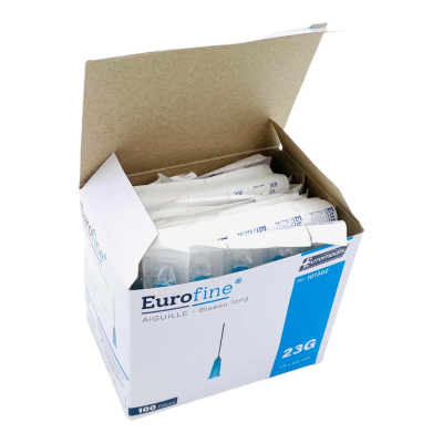 Aiguille hypodermique EUROFINE® par 100