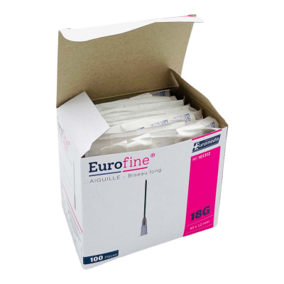 Aiguille hypodermique EUROFINE® par 100